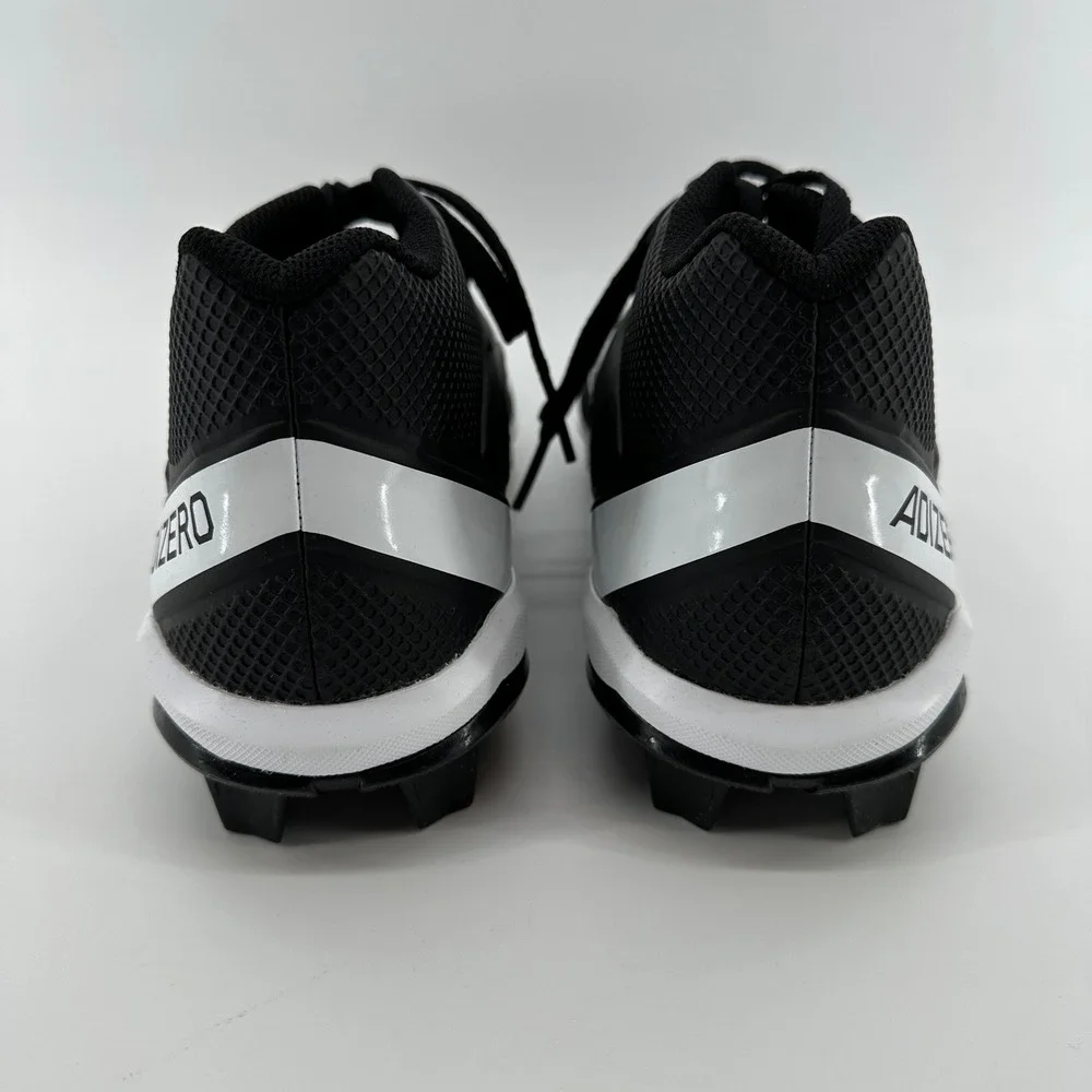 Adidas Adizero Football Cleats Mens 11 Black White IF5102 Mid Top Athletic Shoes